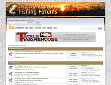 Tablet Screenshot of forums.northeastbass.com